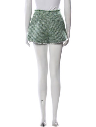 Self-Portrait Printed Mini Shorts