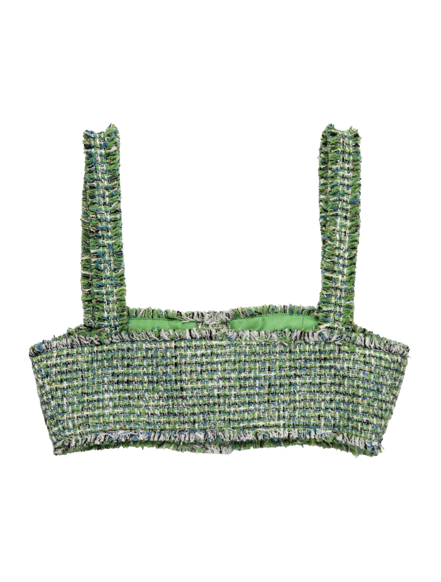 Self-Portrait Floral Print Square Neckline Crop Top