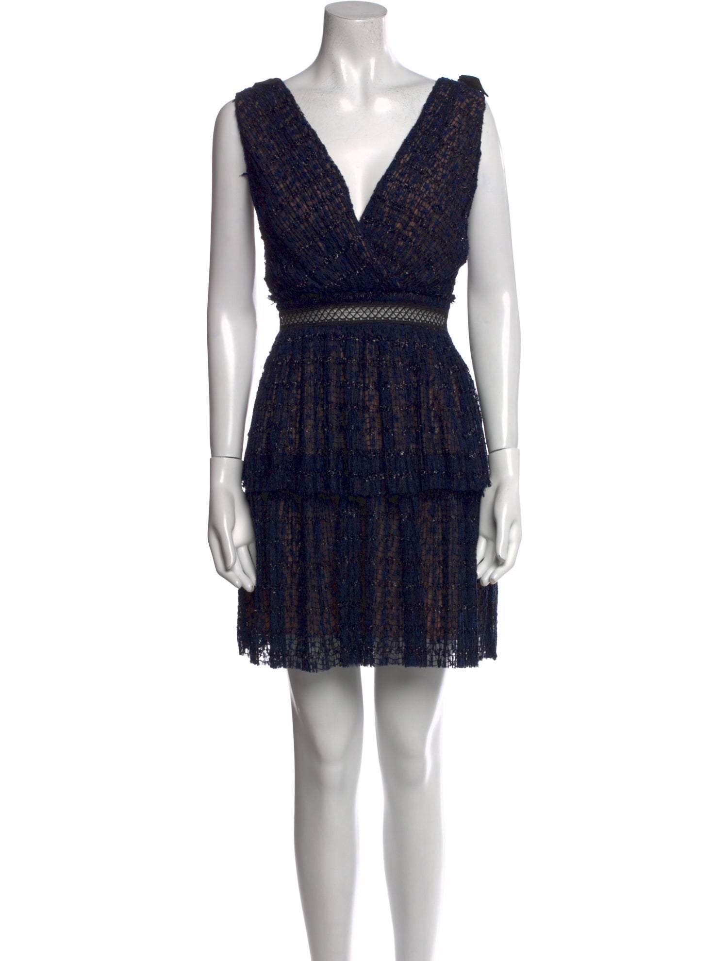 Self-Portrait Printed Mini Dress