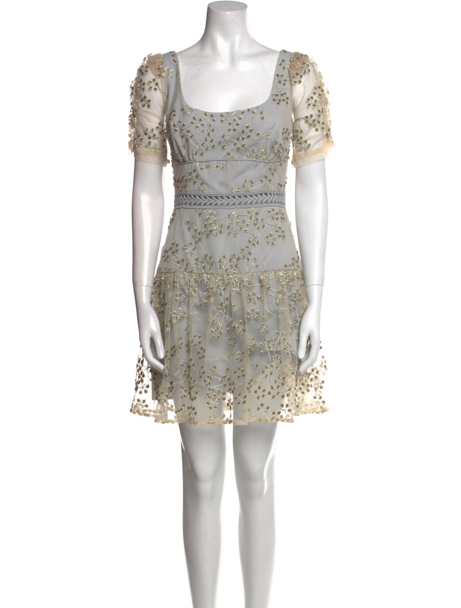 Self-Portrait Lace Pattern Mini Dress w/ Tags