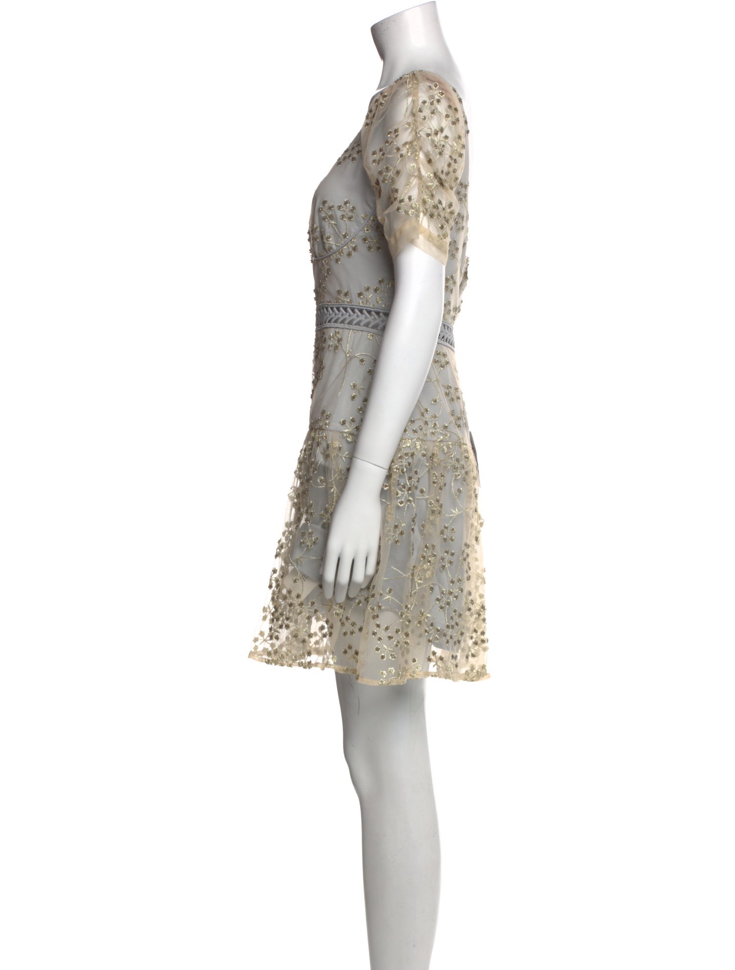 Self-Portrait Lace Pattern Mini Dress w/ Tags