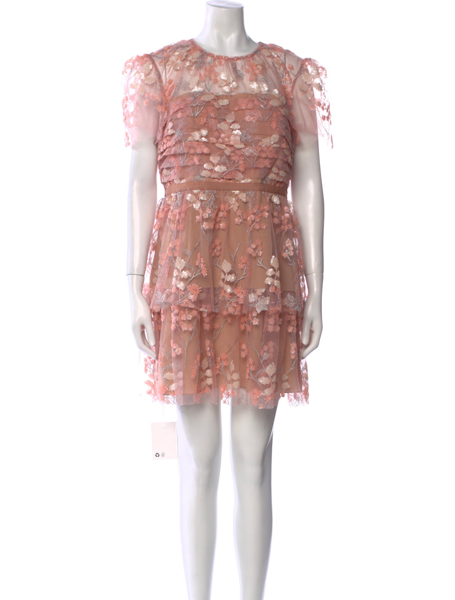 Self-Portrait Mesh Mini Dress w/ Tags