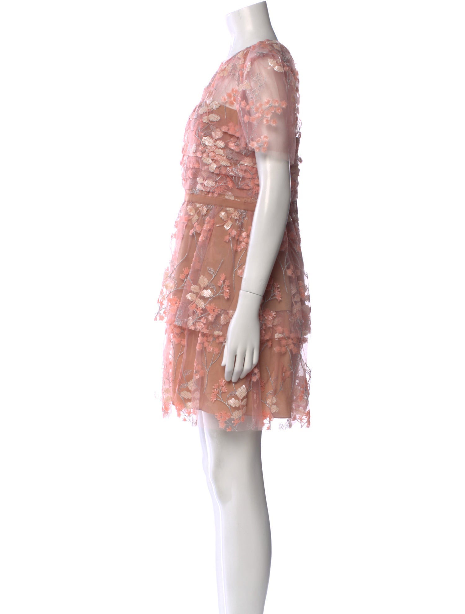 Self-Portrait Mesh Mini Dress w/ Tags