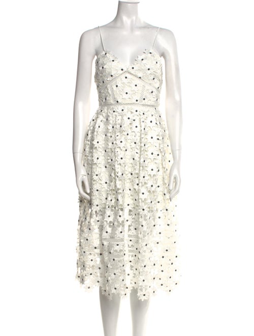 Self-Portrait 2021 Midi Length Dress