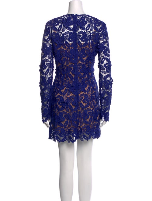 Self-Portrait Lace Pattern Knee-Length Dress