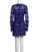 Self-Portrait Lace Pattern Knee-Length Dress