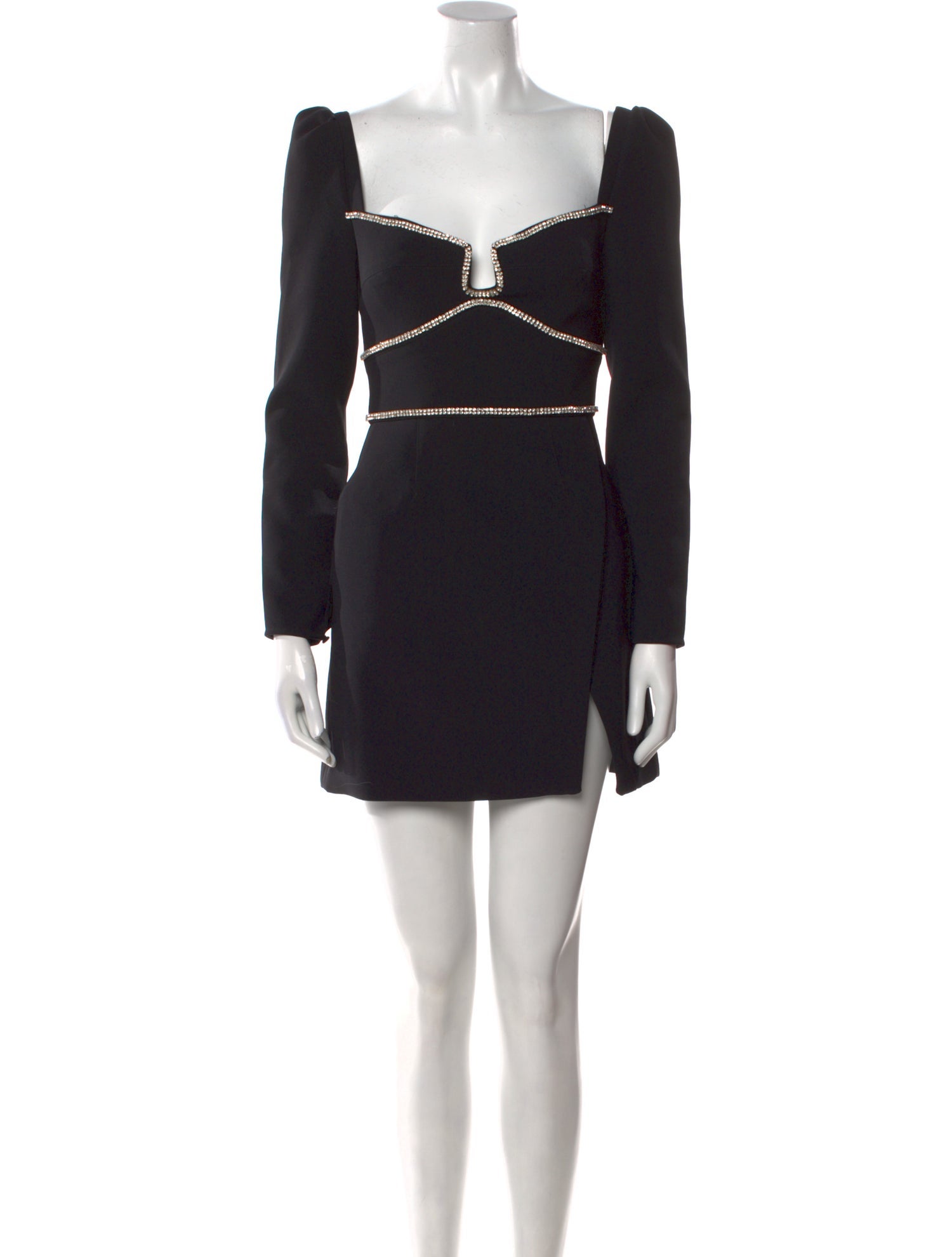 Self-Portrait Square Neckline Mini Dress