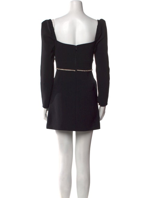 Self-Portrait Square Neckline Mini Dress