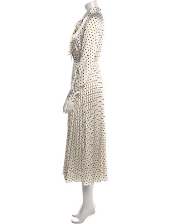Self-Portrait Polka Dot Print Long Dress