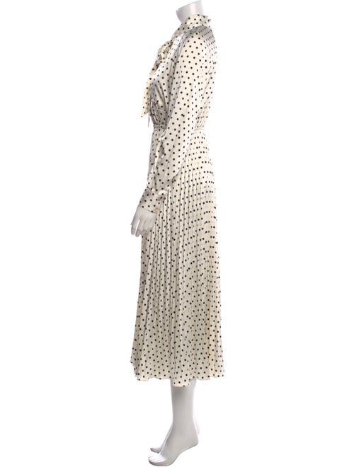 Self-Portrait Polka Dot Print Long Dress