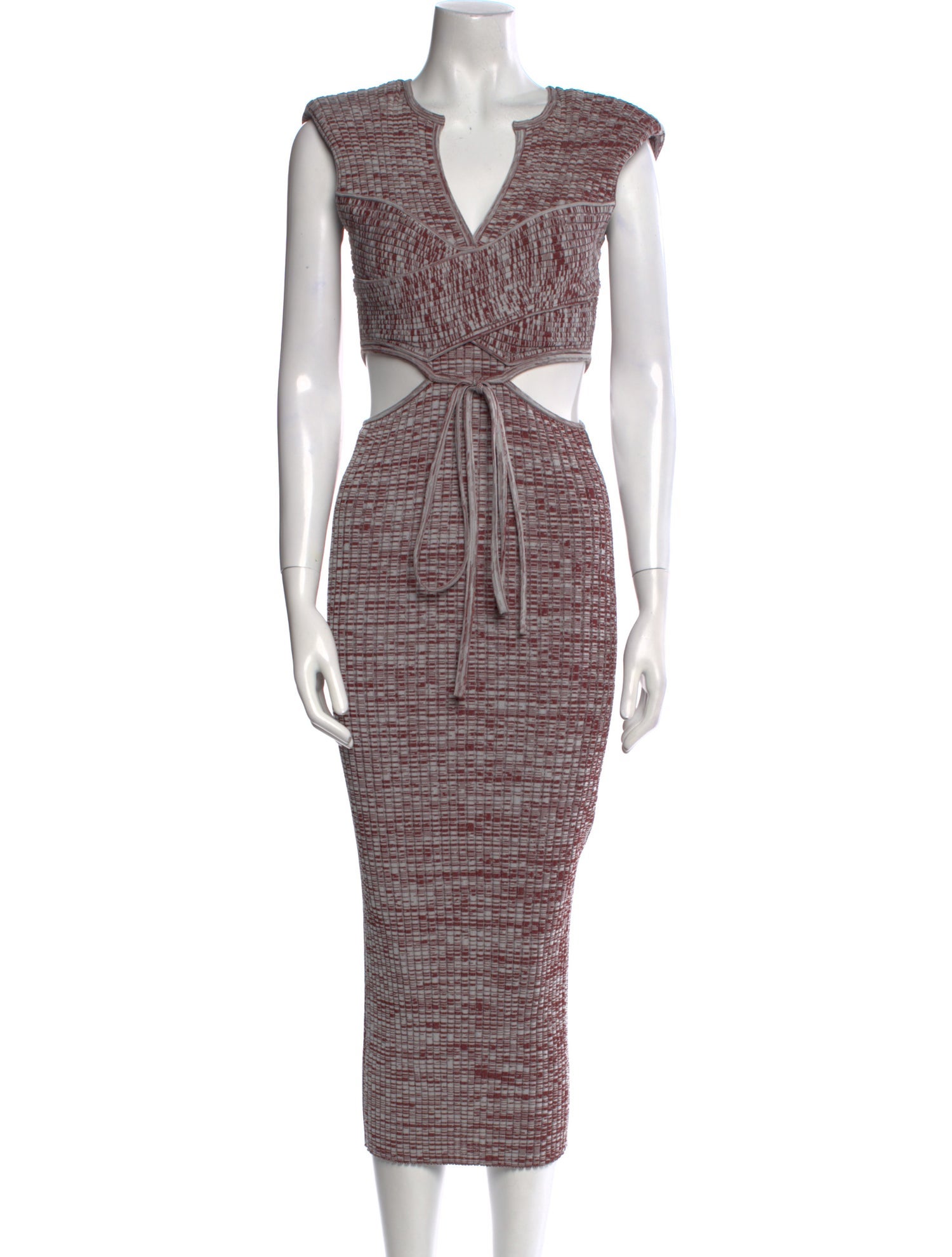 Self-Portrait Printed Long Dress