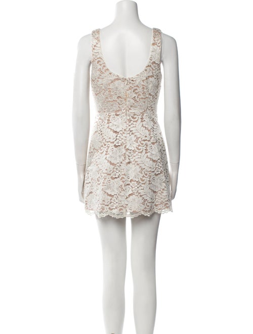 Self-Portrait Lace Mini Dress