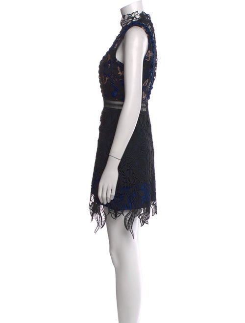 Self-Portrait Lace Pattern Knee-Length Dress