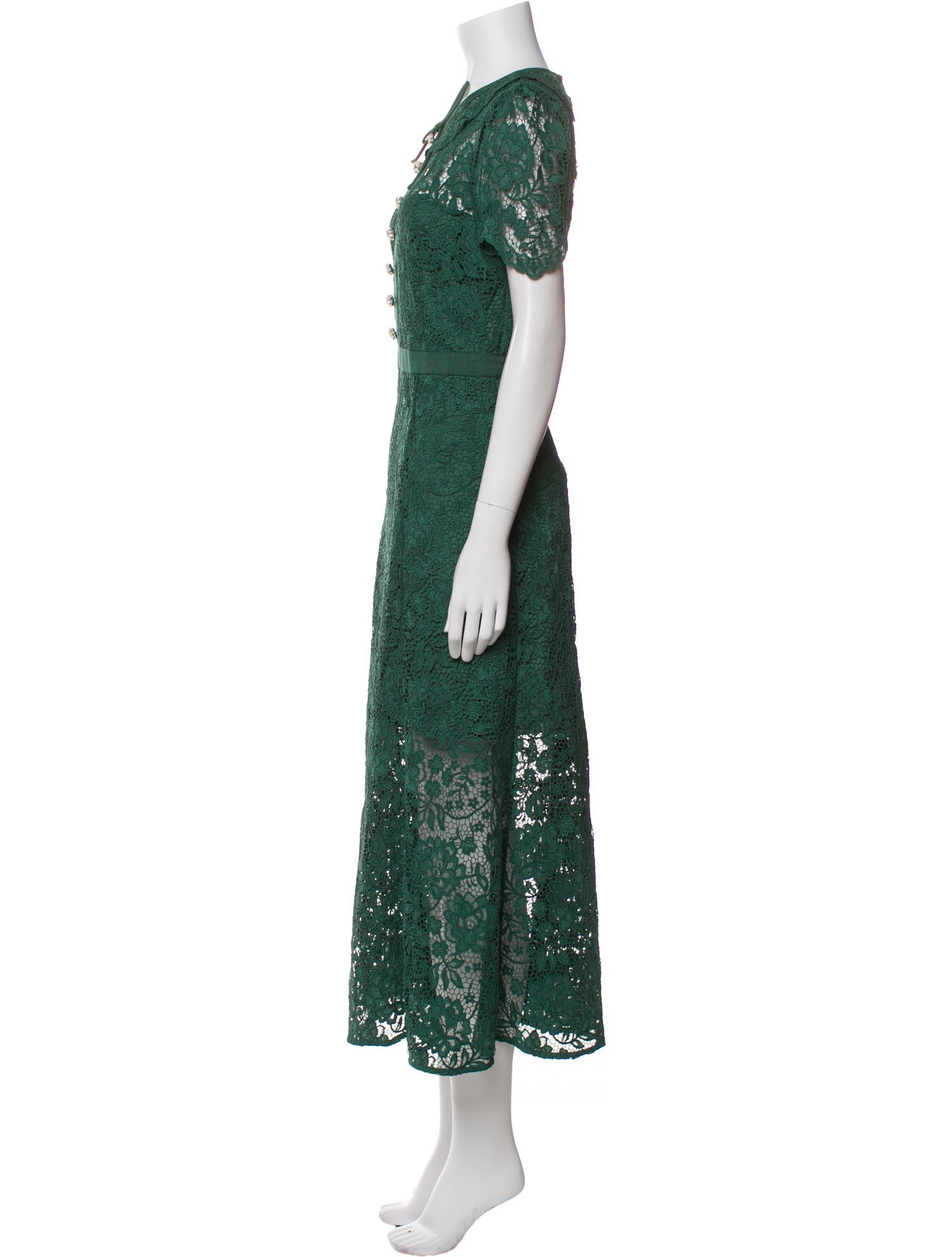 Self-Portrait Lace Pattern Long Dress w/ Tags