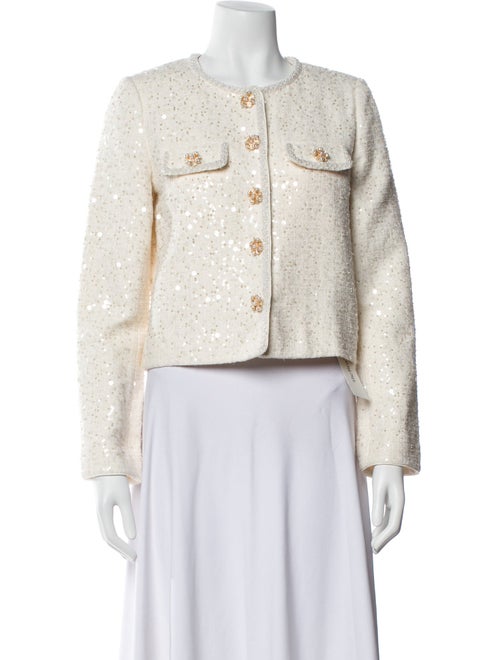 Self-Portrait Tweed Pattern Evening Jacket