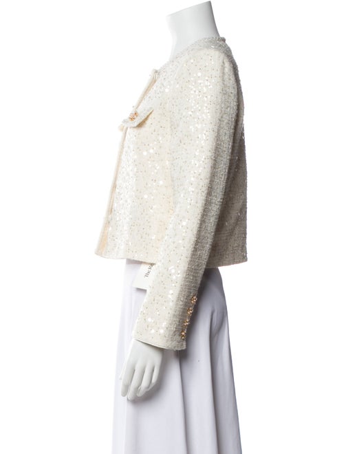 Self-Portrait Tweed Pattern Evening Jacket