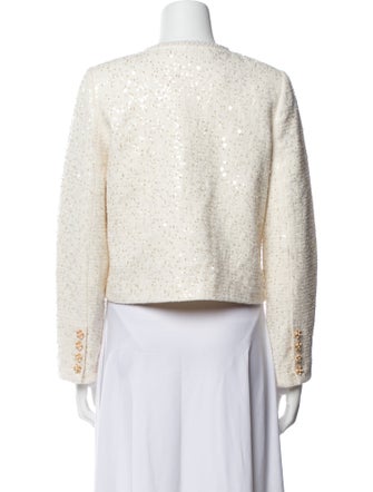 Self-Portrait Tweed Pattern Evening Jacket