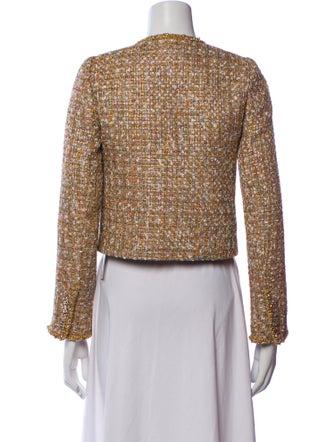 Self-Portrait Tweed Pattern Evening Jacket