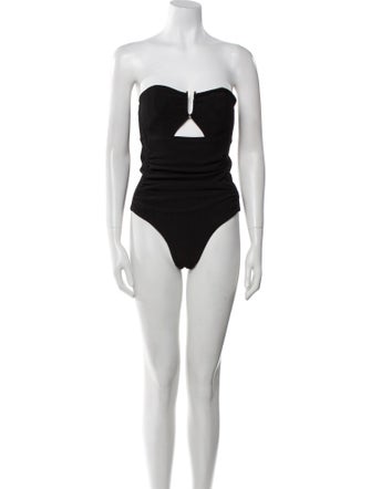 Self-Portrait Strapless Romper