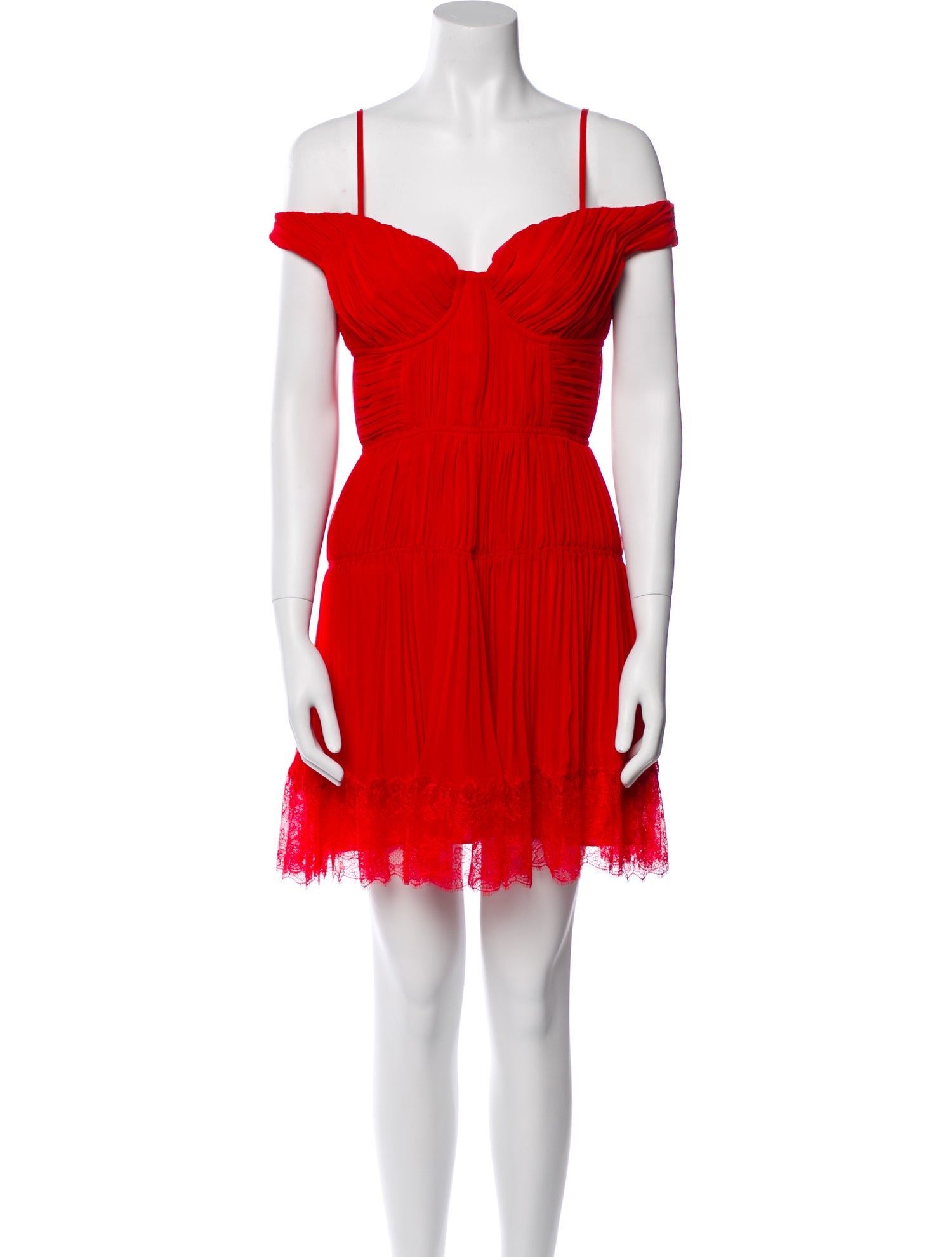 Self-Portrait Square Neckline Mini Dress w/ Tags