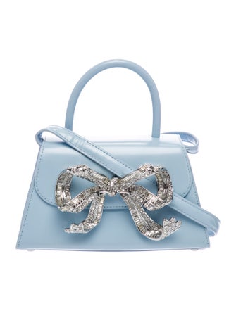 Self-Portrait Leather Top Handle Bag