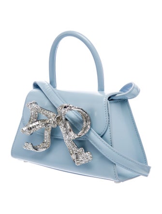 Self-Portrait Leather Top Handle Bag