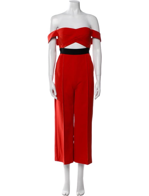 Self-Portrait Off-The-Shoulder Jumpsuit