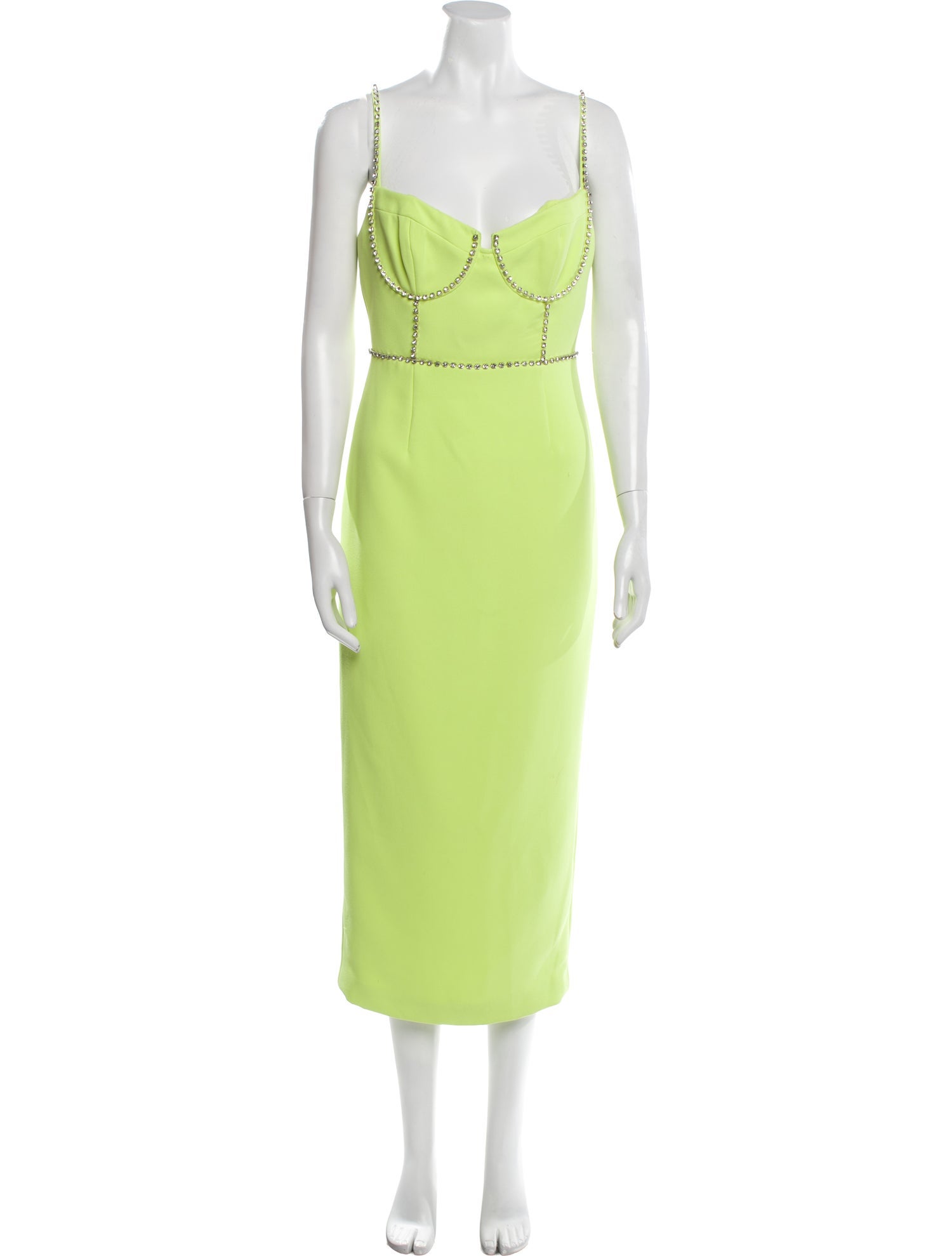 Self-Portrait V-Neck Long Dress