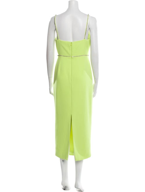 Self-Portrait V-Neck Long Dress