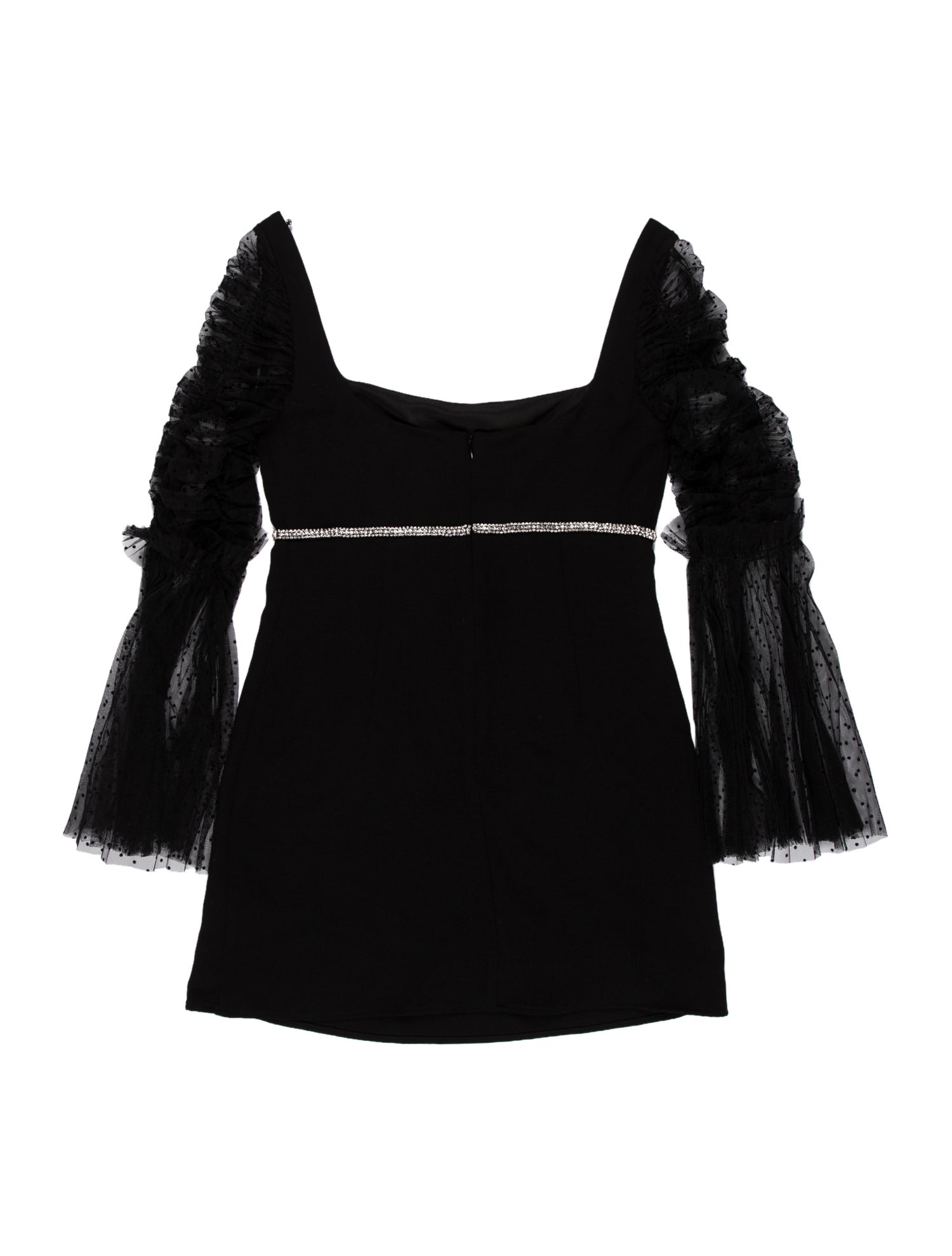 Self-Portrait Square Neckline Mini Dress