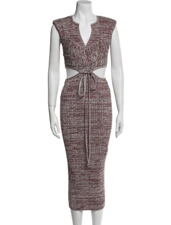 Self-Portrait Printed Midi Length Dress w/ Tags