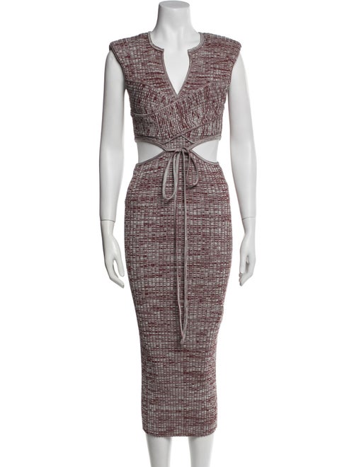 Self-Portrait Printed Midi Length Dress w/ Tags