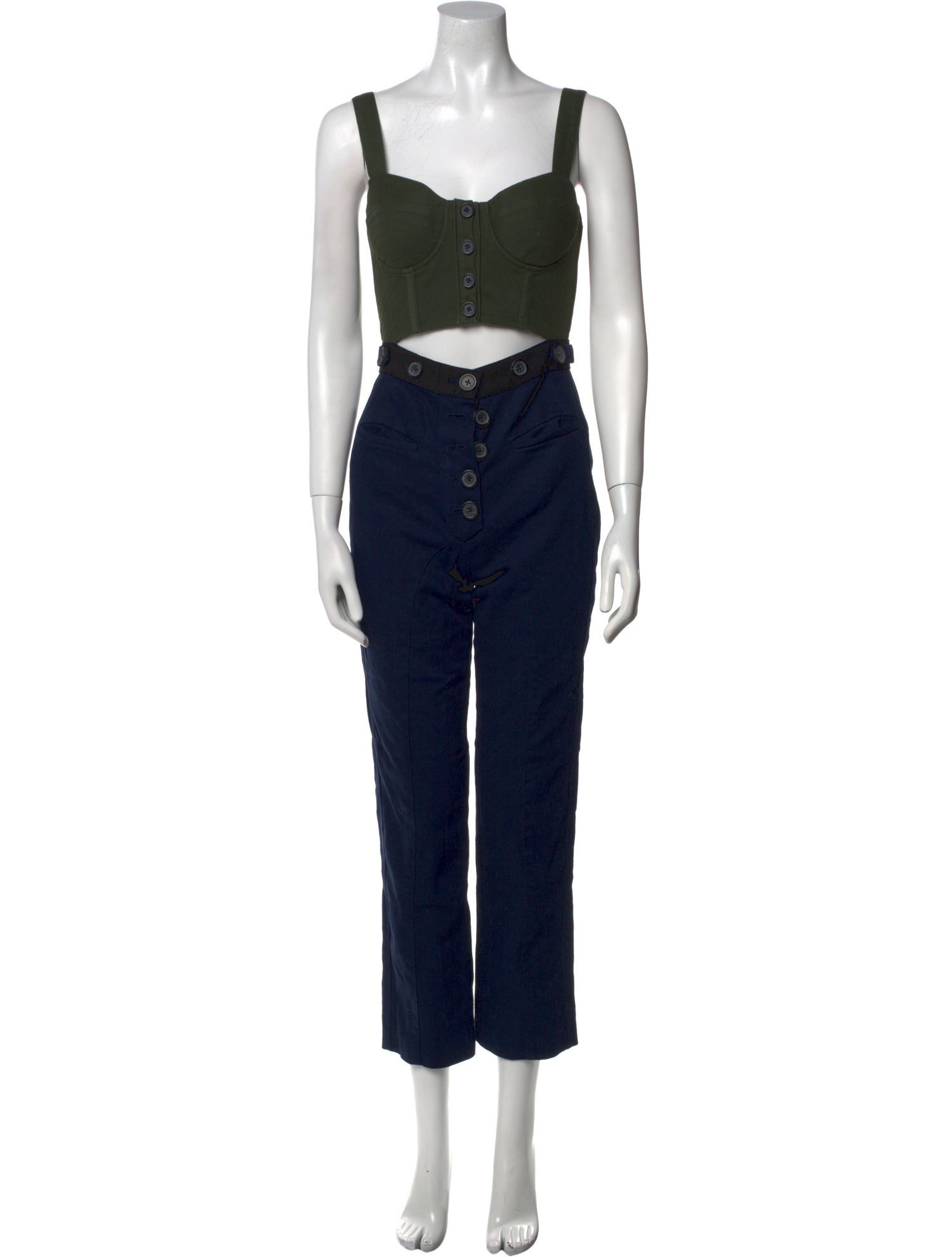 Self-Portrait Square Neckline Jumpsuit