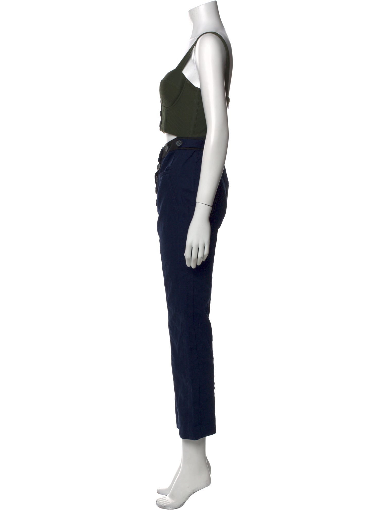 Self-Portrait Square Neckline Jumpsuit