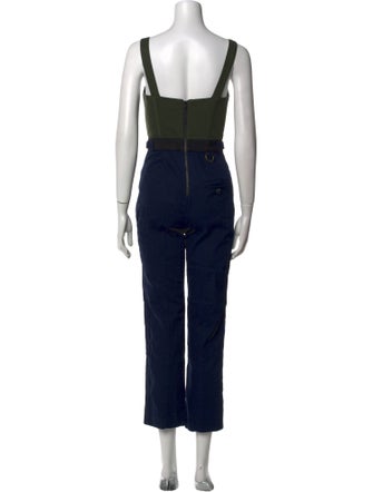 Self-Portrait Square Neckline Jumpsuit