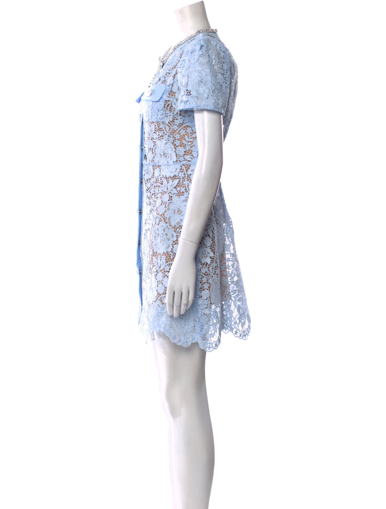 Self-Portrait Lace Pattern Mini Dress w/ Tags