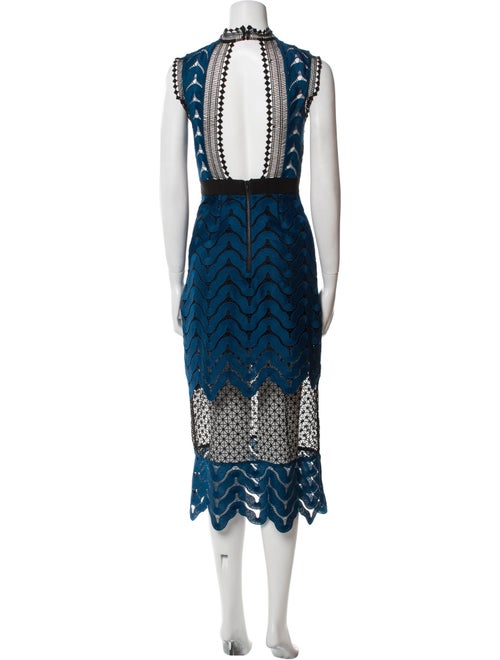 Self-Portrait Lace Midi Length Dress
