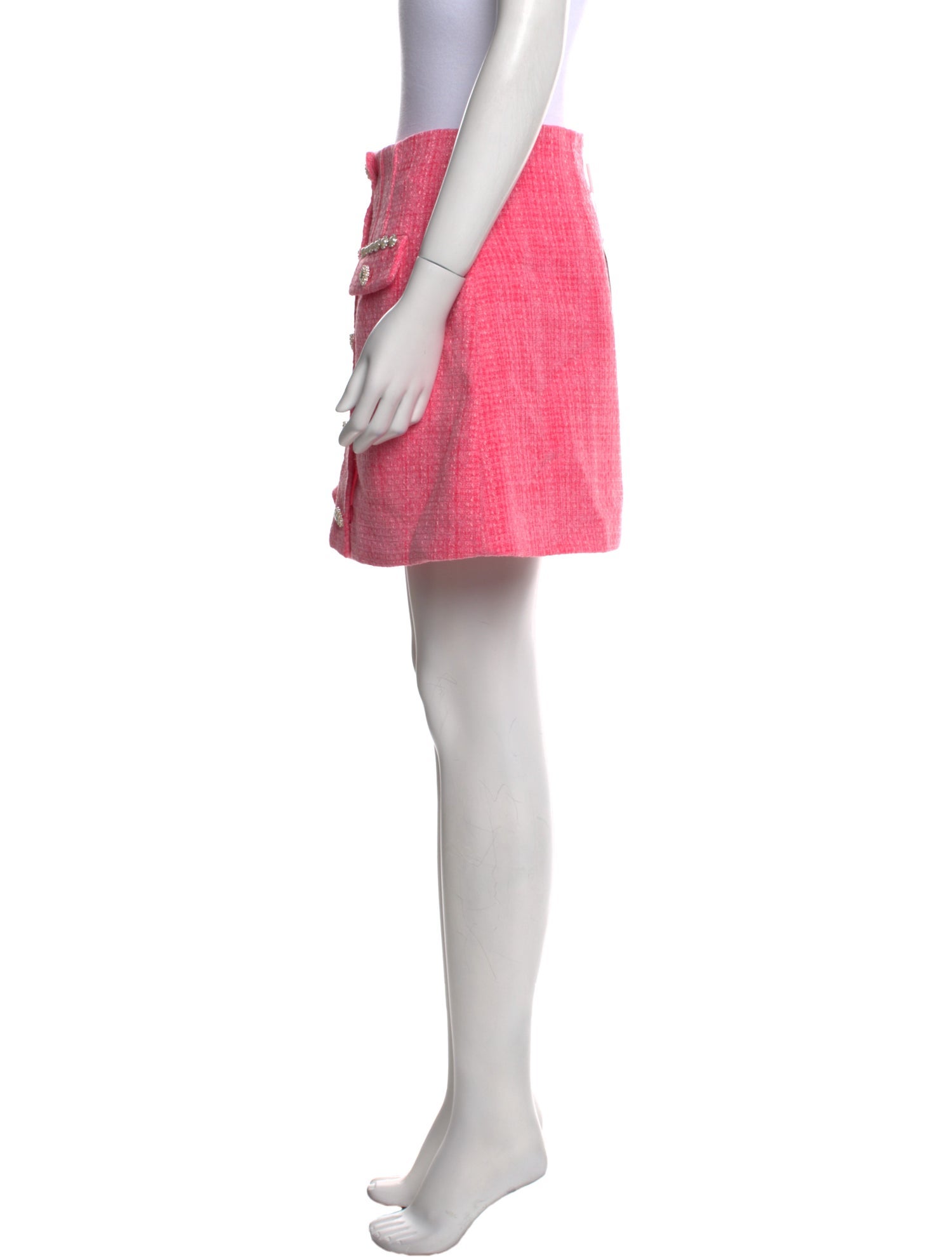 Self-Portrait Crystal Embellishments Mini Skirt w/ Tags