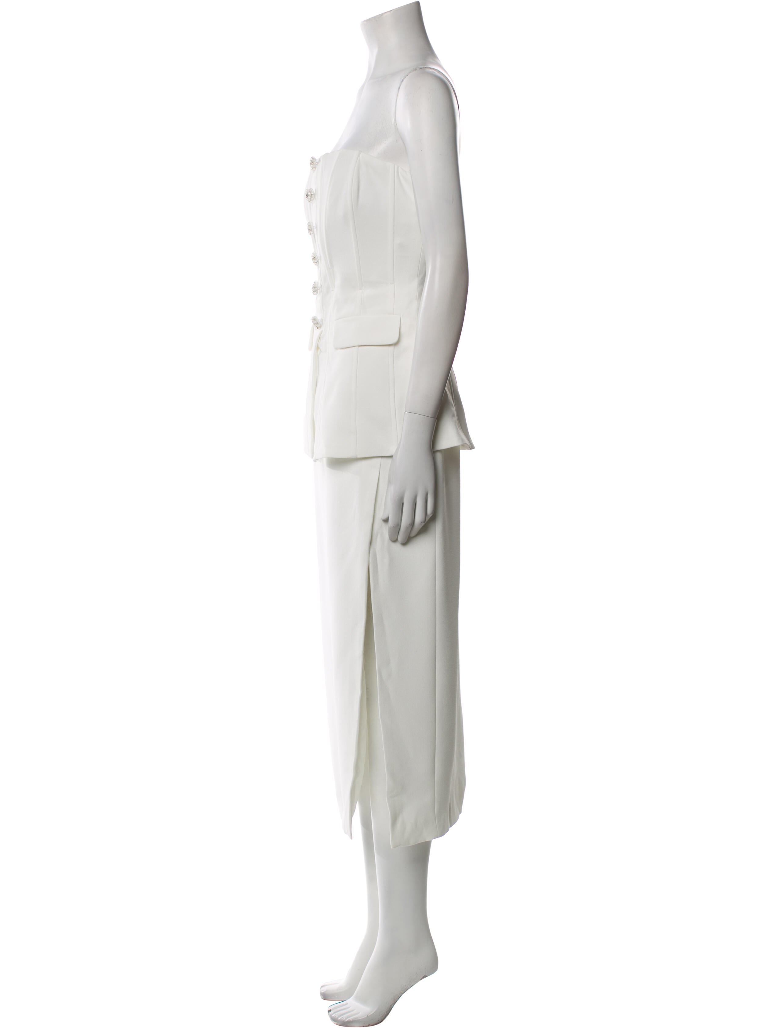 Self-Portrait Strapless Mini Dress