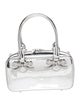 Self-Portrait Patent Leather Top Handle Bag