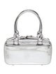 Self-Portrait Patent Leather Top Handle Bag