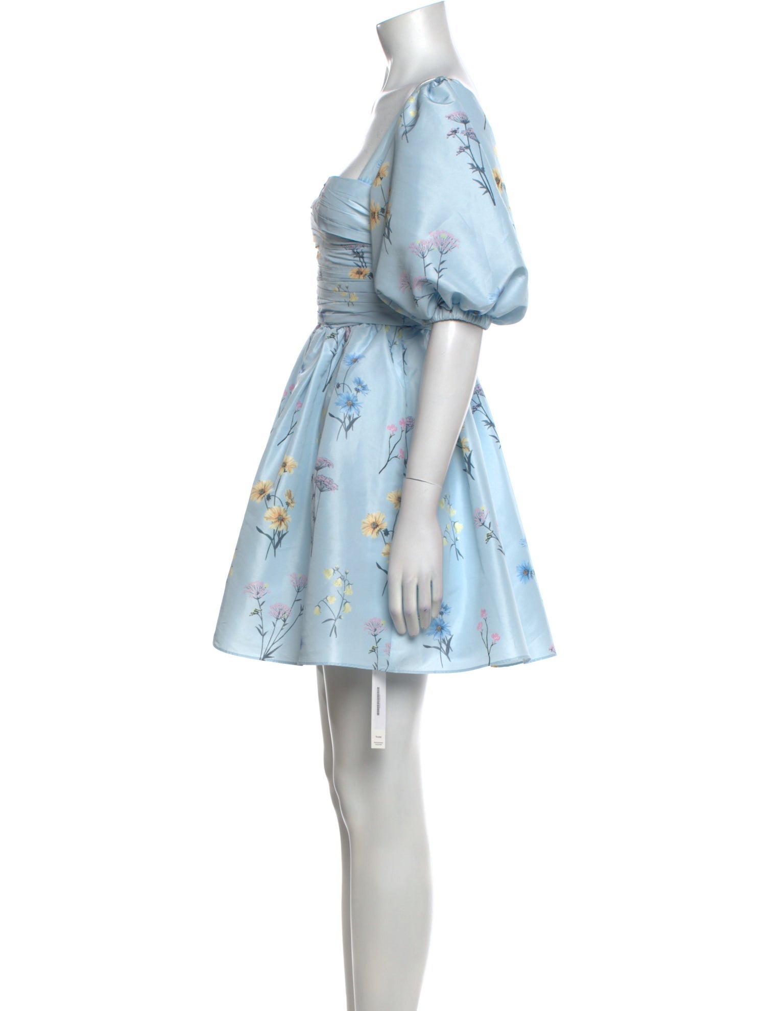 Self-Portrait Floral Print Mini Dress