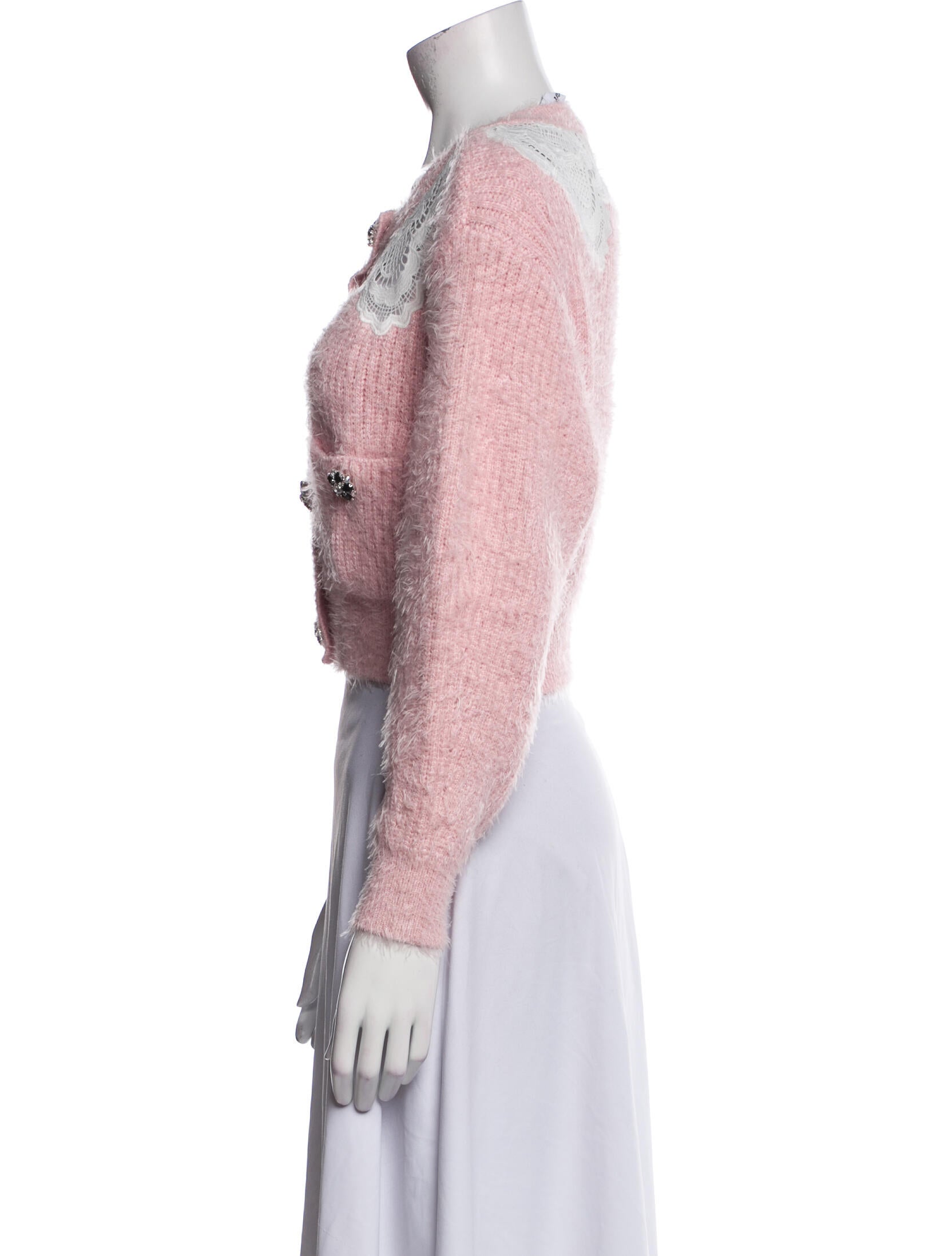 Self-Portrait Cashmere Scoop Neck Sweater