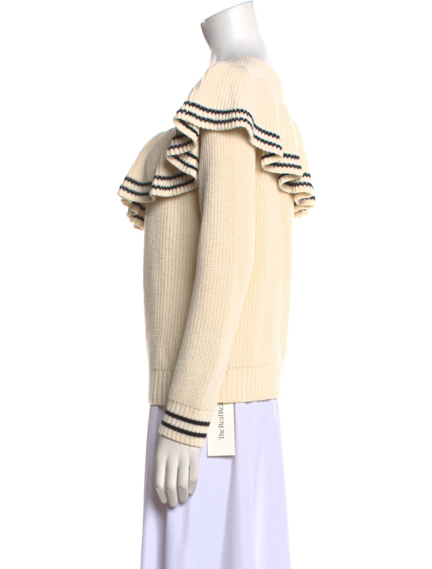 Self-Portrait Wool V-Neck Sweater