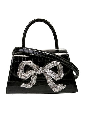 Self-Portrait Crocodile Shoulder Bag