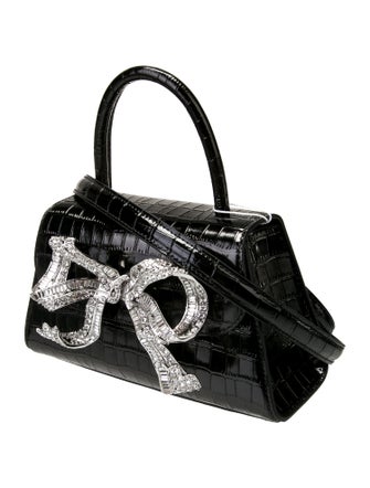 Self-Portrait Crocodile Shoulder Bag