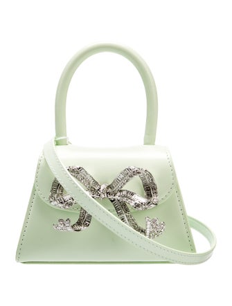 Self-Portrait Leather Evening Bag