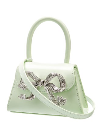 Self-Portrait Leather Evening Bag