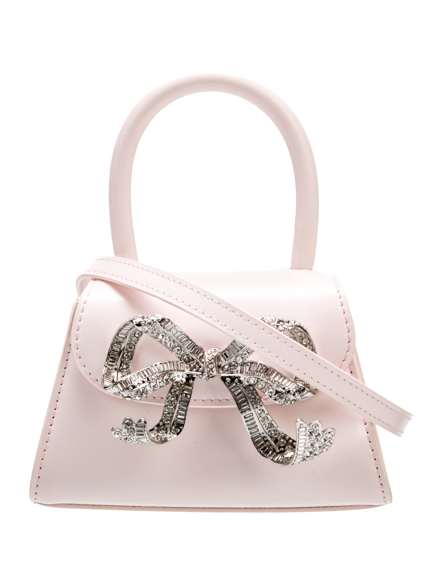 Self-Portrait Leather Evening Bag