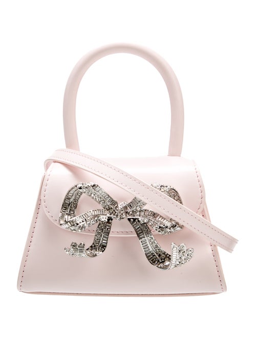 Self-Portrait Leather Evening Bag